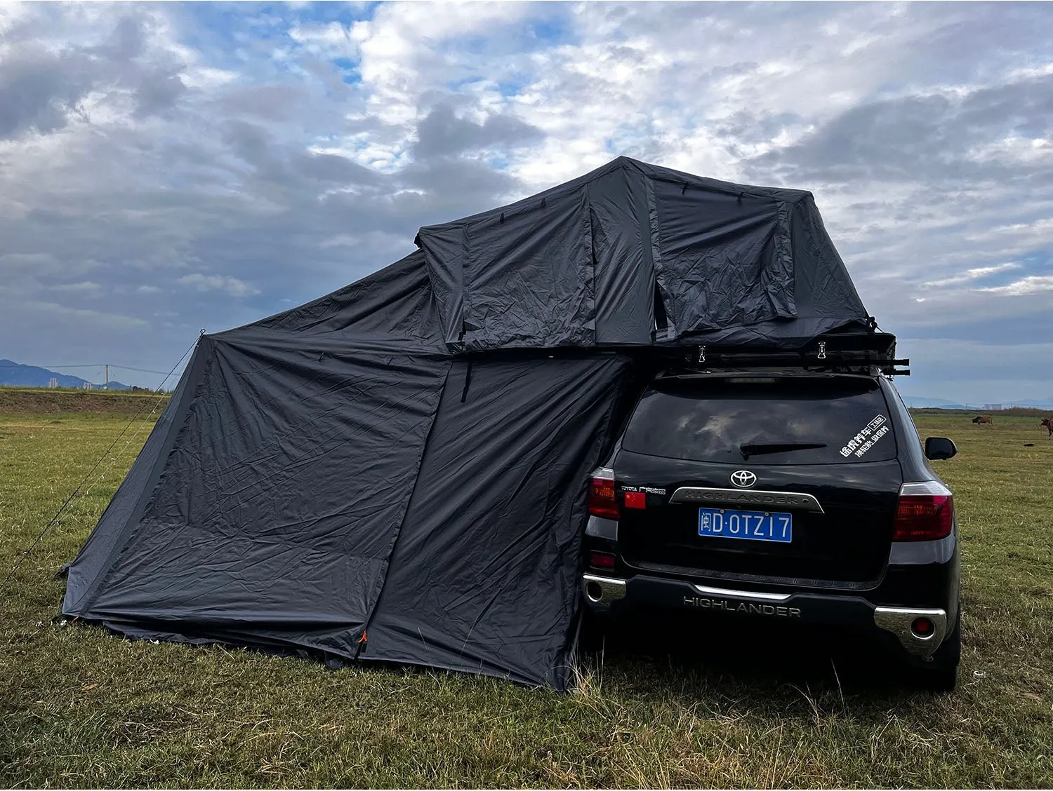 4People Aluminum Hard shell Car  Roof Top Tent MOT- L800P