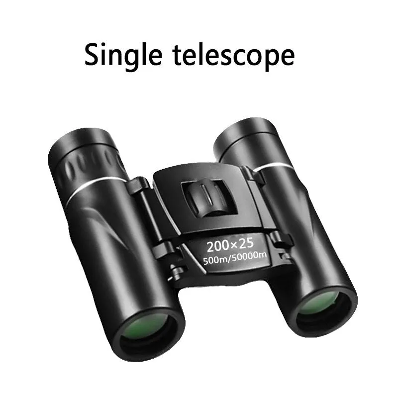 50000M Telescope Professional Binoculars,200x25,Mini Portable Folding Binoculars,High Zoom, Low Light Night Vision Telescope