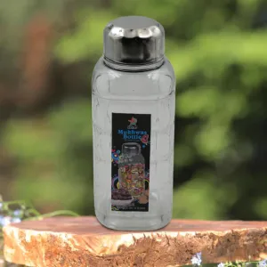 5714 PLASTIC TRANSPARENT MUKHWAS BOTTLE WITH STEEL CAP / MOUTH FRESHENER / DRYFRUITS MULTIPURPOSE AIR TIGHT AND BPA FREE KITCHEN STORAGE BOTTLE (1 PC)