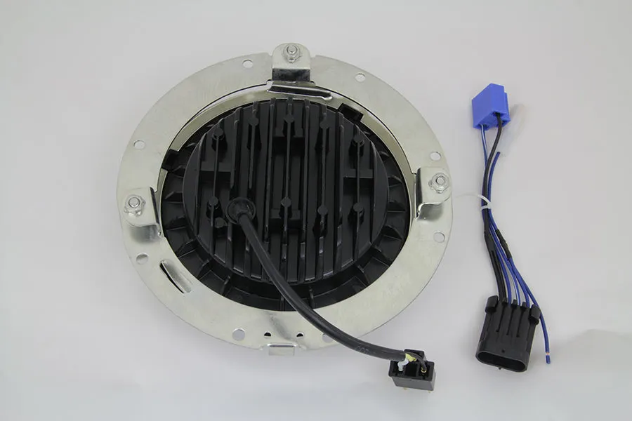 7 LED Headlamp Assembly Gloss Black 2014 / UP FLT