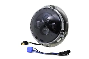7 LED Headlamp Assembly Gloss Black 2014 / UP FLT