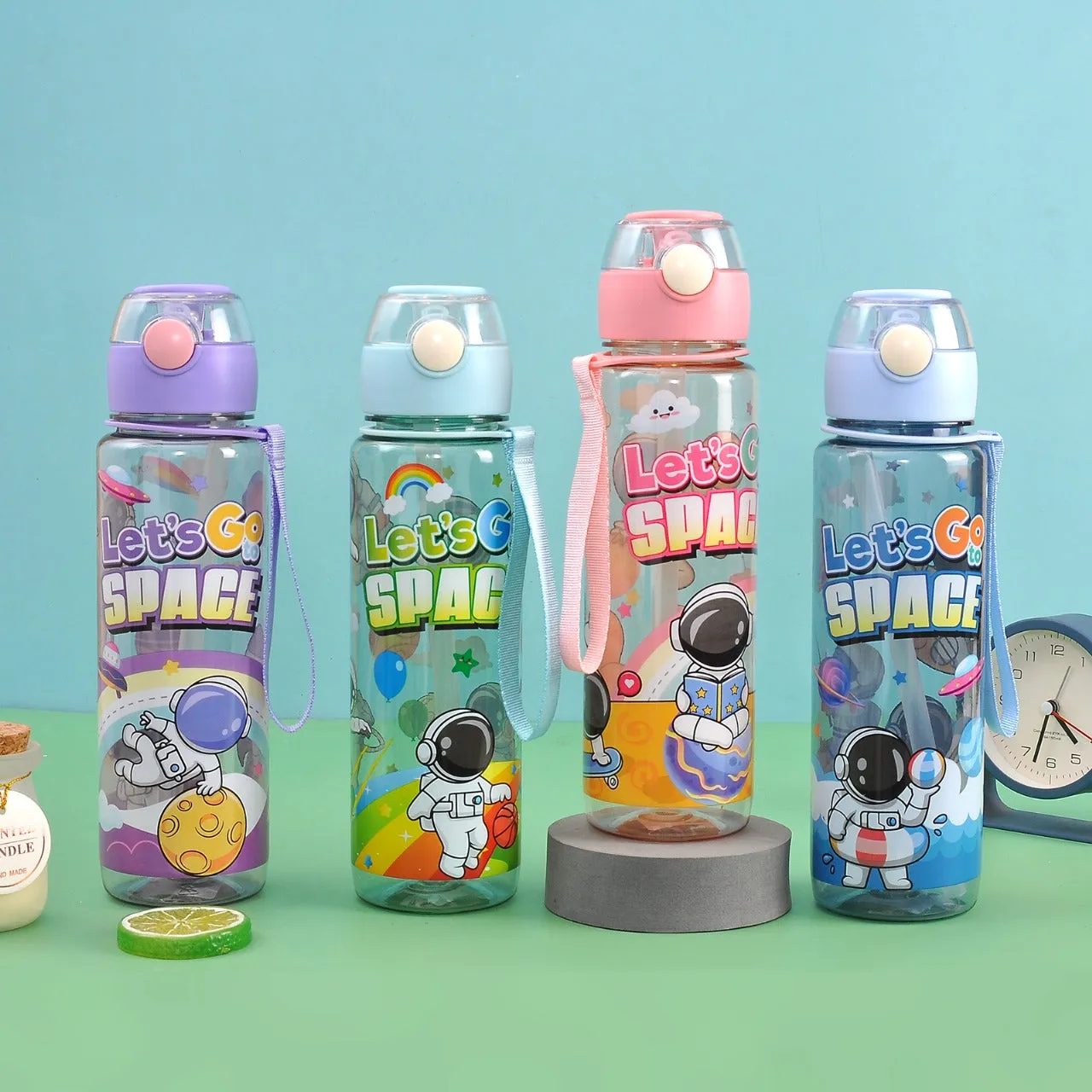 700ML Astronaut Space Theme Sipper Bottle