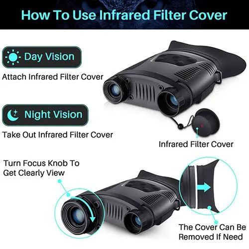 7X21 zoom Infrared Night Vision Binoculars