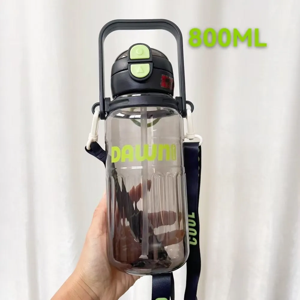 800ML Outdoor Water Bottle with Handle & Neck