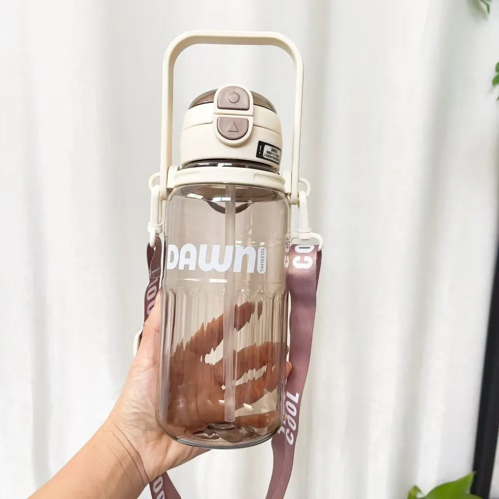 800ML Outdoor Water Bottle with Handle & Neck