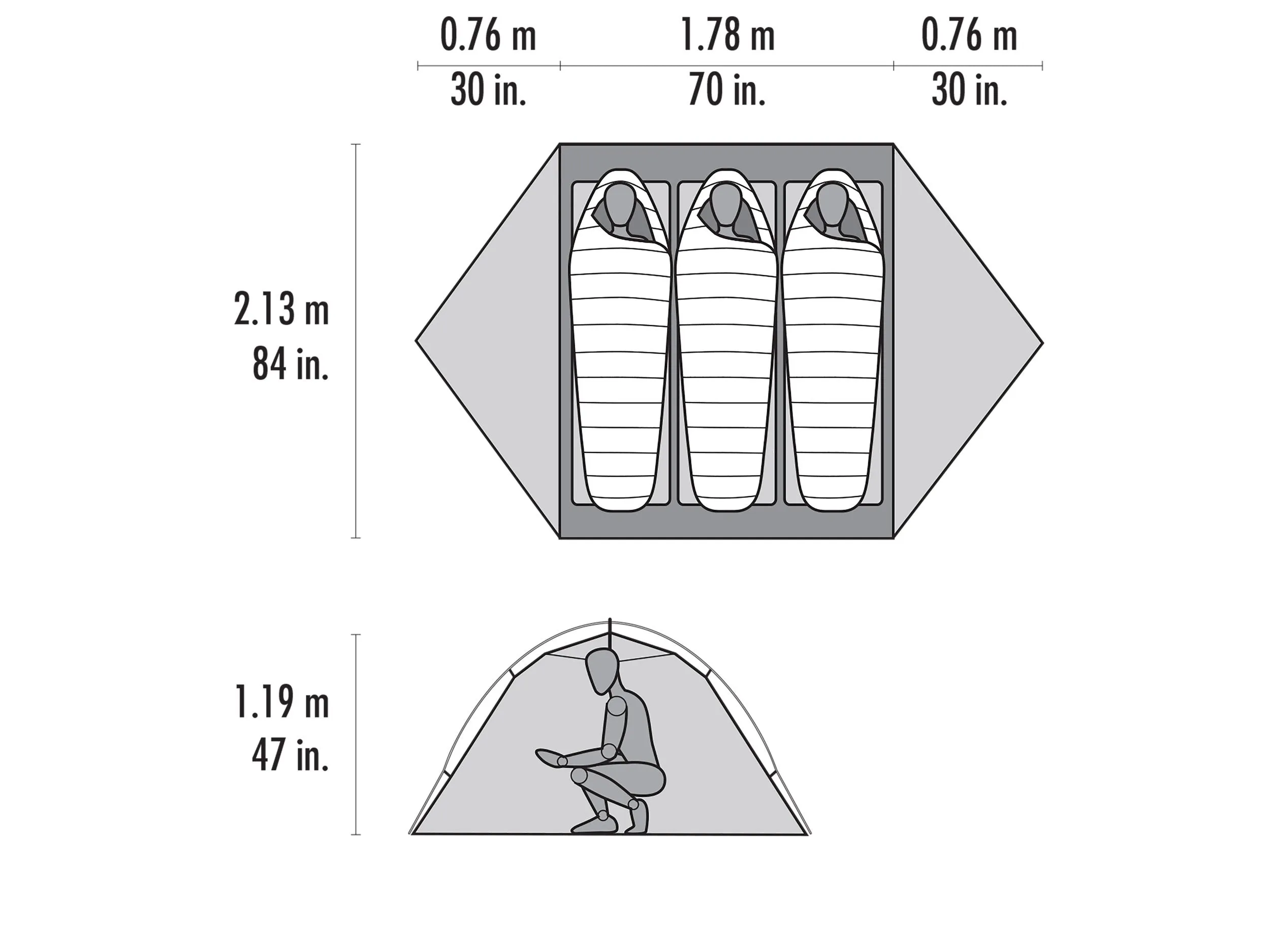 Access™ 3 Three-Person, Four-Season Ski Touring Tent