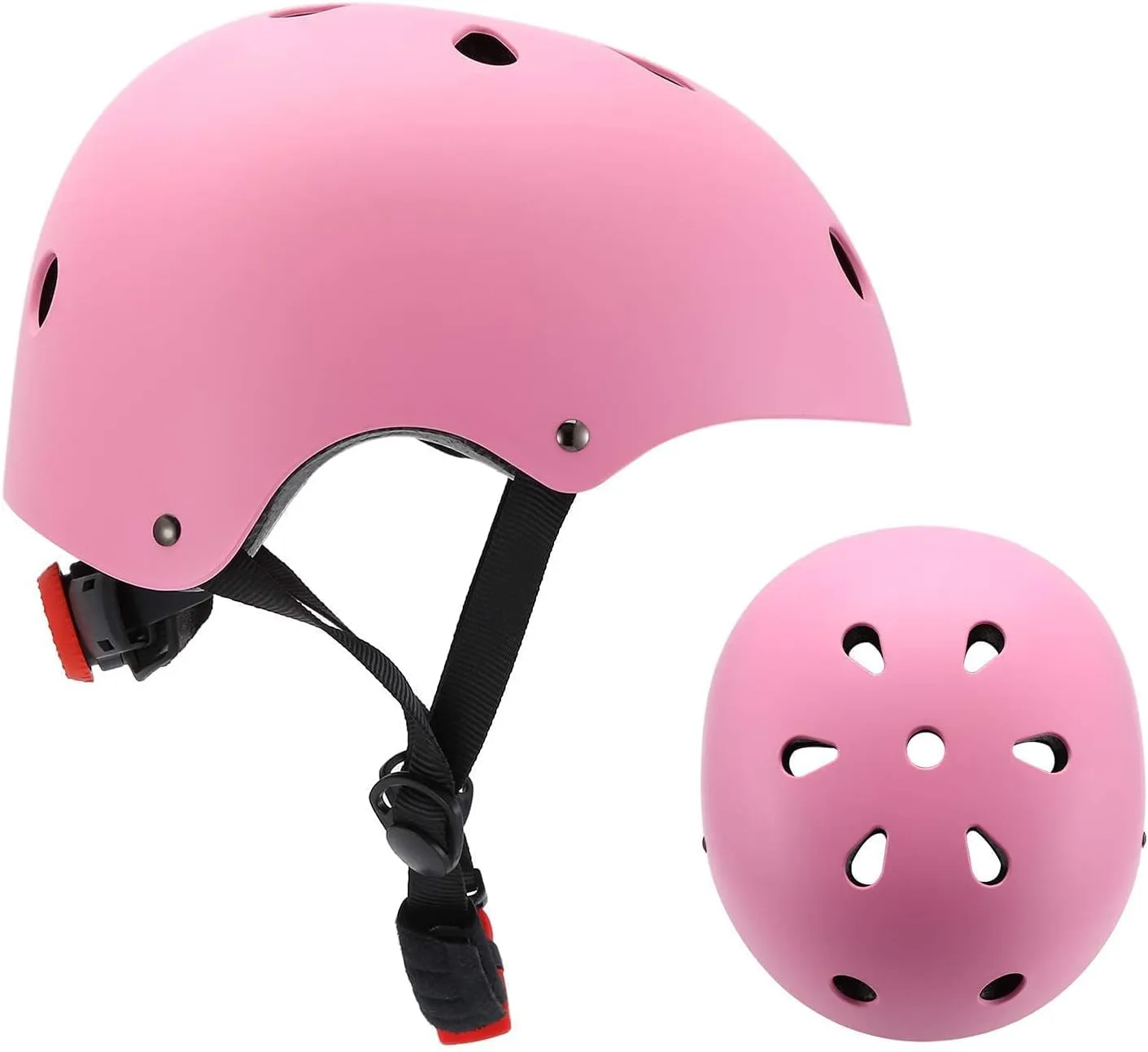 Adjustable Kids Toddler Helmet with Knee Pads,Elbow Pads & Wrist Guards,Bike Helmet for Ages 3-5,5-8,8-14,Boys & Girls Helmets and Pads Set for Skateboard,Skating,Biking,Cycling