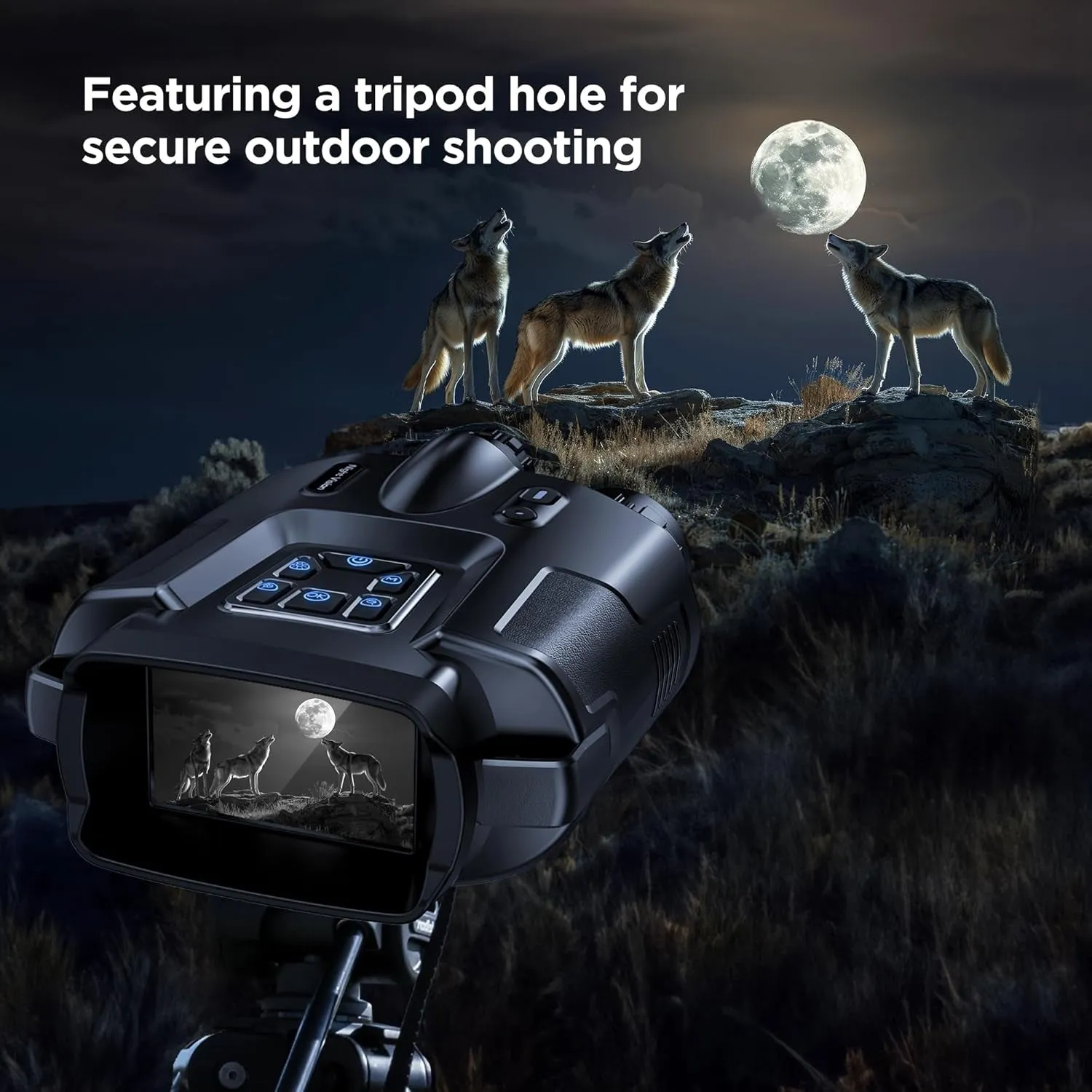 Advanced 4K Night Vision Goggles - 2000FT, 8X Zoom, 64GB & Tactical Light