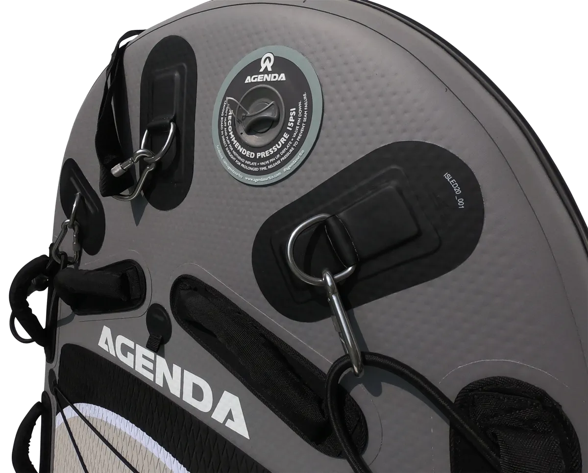 Agenda Jet Ski Surf Rescue Sled - Grey 6'0