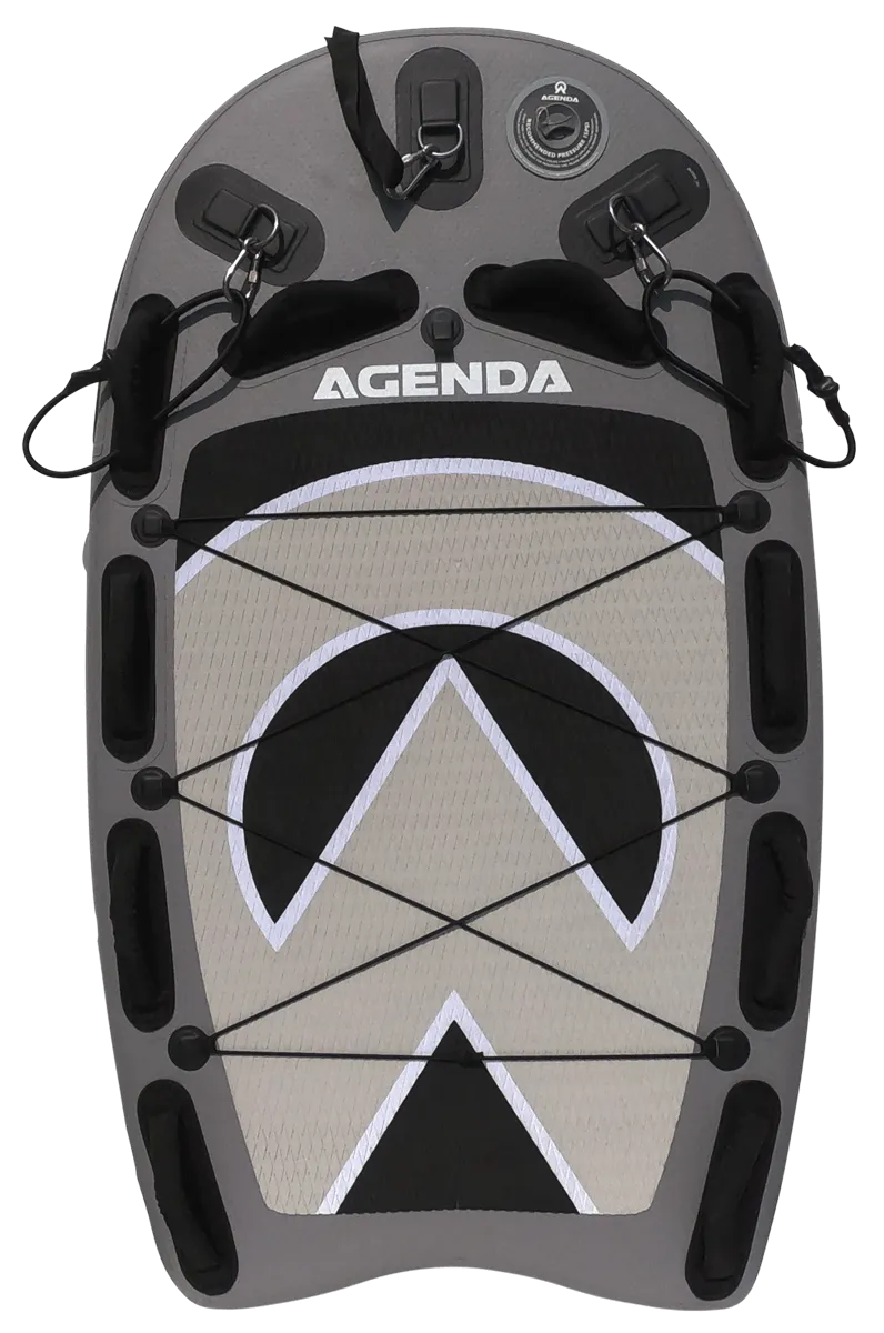 Agenda Jet Ski Surf Rescue Sled - Grey 6'0