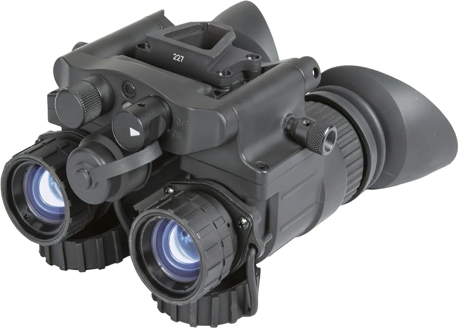 AGM Global Vision 14NV4122483011 Model NVG-40 NL1 Night Vision Binoculars; Redundant Dual-Tube Design; True Stereoscopic Vision; Waterproof; Built-in IR Illuminator and Flood Lens; 1x Magnification