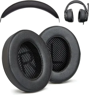 AHG Upgrade Premium Replacement Cloud Stinger Ear Pads Cushions and Headband Cover. Compatible with Kingston HyperX Cloud Stinger Headset. Premium Protein Leather | Extra Thick AHG FlexiSoft Foam