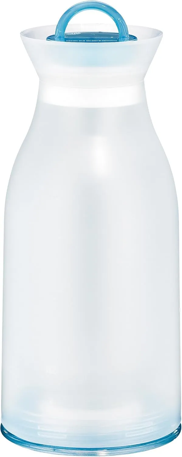 Alfi Cool Bottle, Translucent Clear with Blue Accents, 25-Ounce Carafe