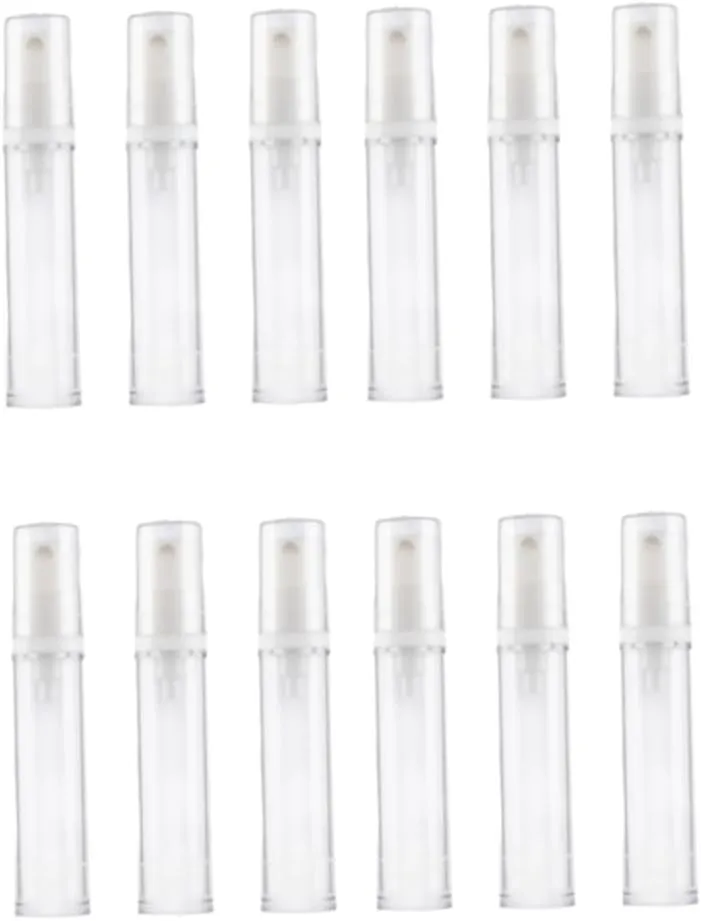 Angoily Press Pump Bottle Set 12 Empty Spray Bottles for Essential Oils Refillable