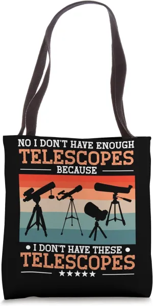 Astrophotography Stargazing Binoculars Astronomy Lover Tote Bag