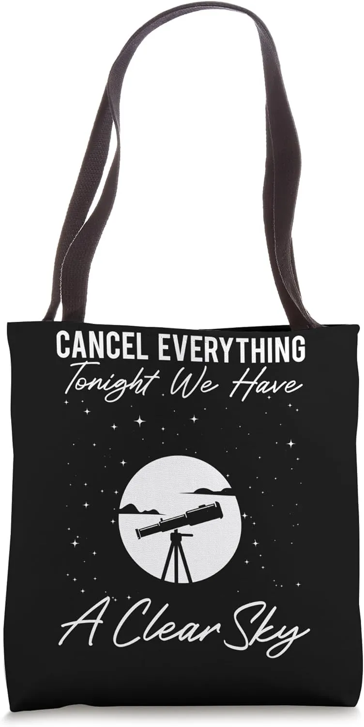Astrophotography Stargazing Binoculars Stargazing Planets Tote Bag