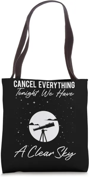 Astrophotography Stargazing Binoculars Stargazing Planets Tote Bag