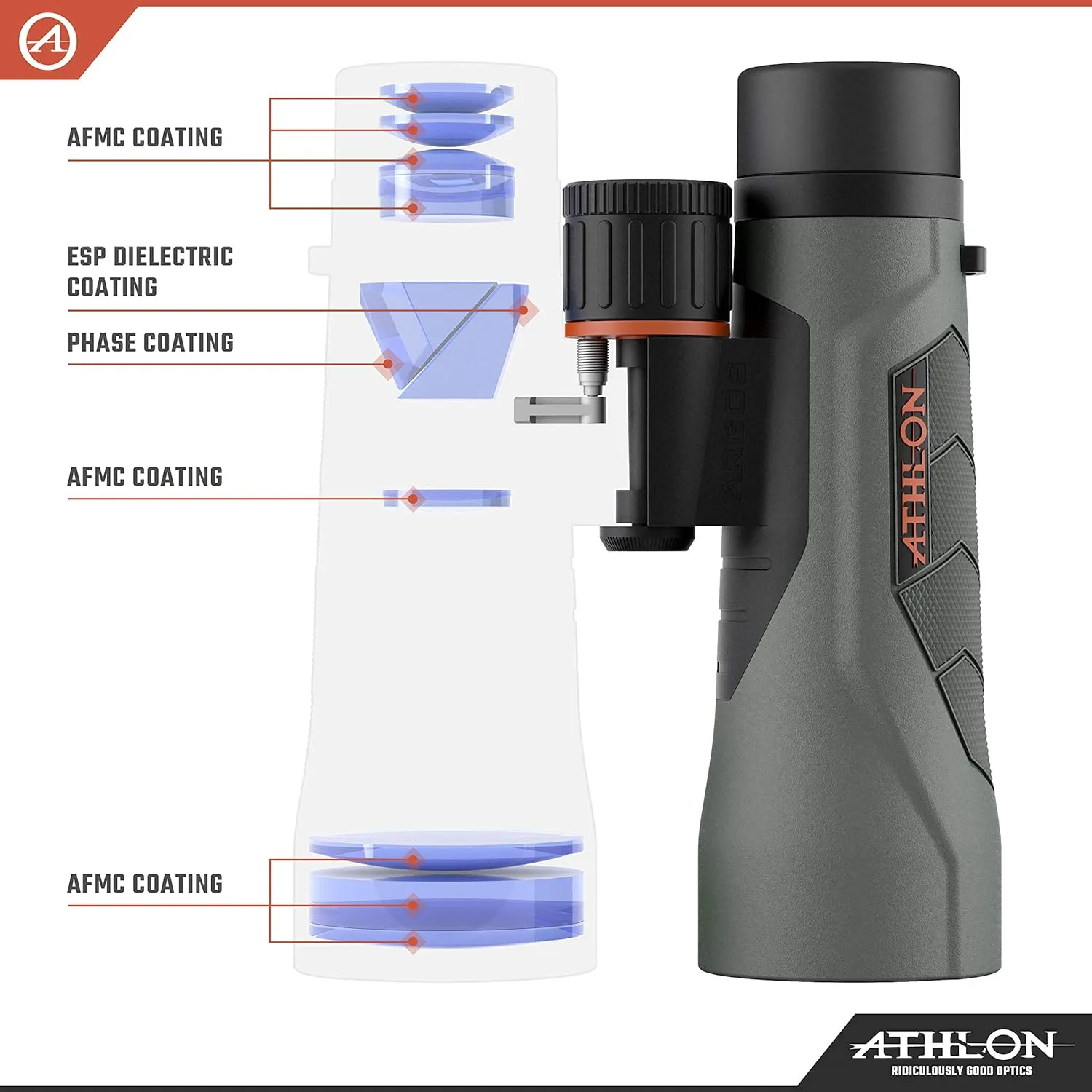 Athlon Optics Argos G2 Binoculars with Bak-4 Prism Glass and ESP Dielectric Lens Coating