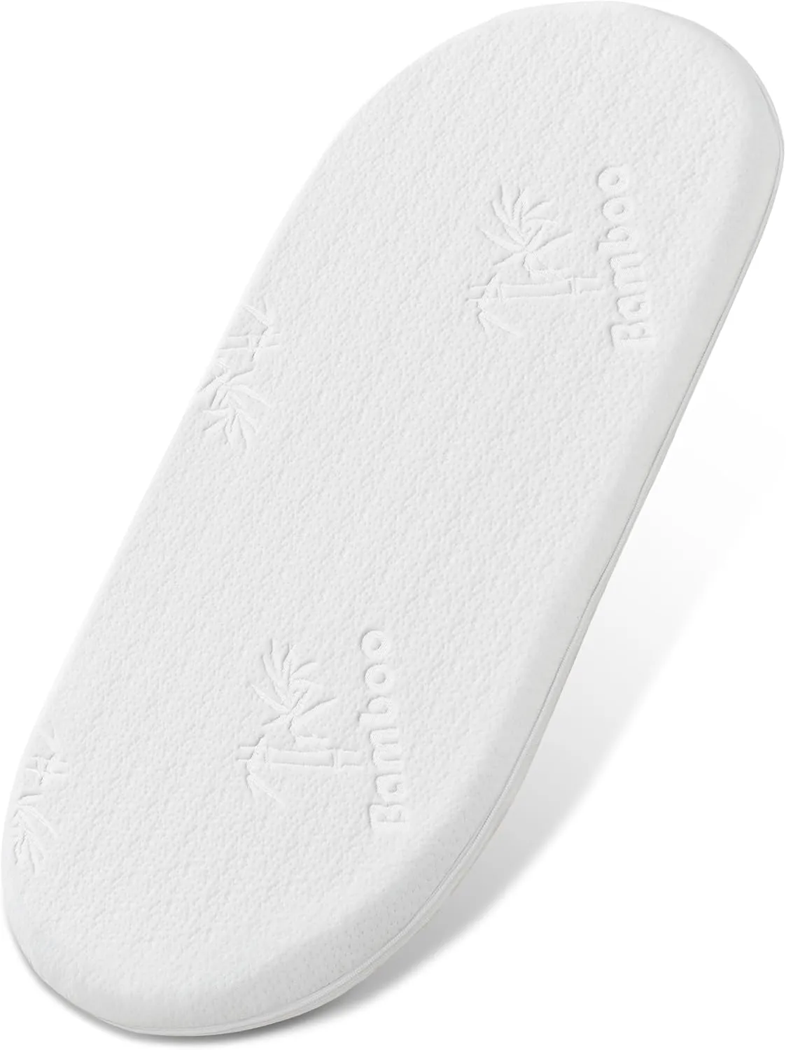 Baby Bassinet Mattress Pad, 30 x15x1.5 Dual Sided Comfort Gel Memory Foam Mattress with Removable Breathable Soft Tencel Cover Fit for Dream On Me Lacy/Snoo/Moses Basket Baby Bassinet