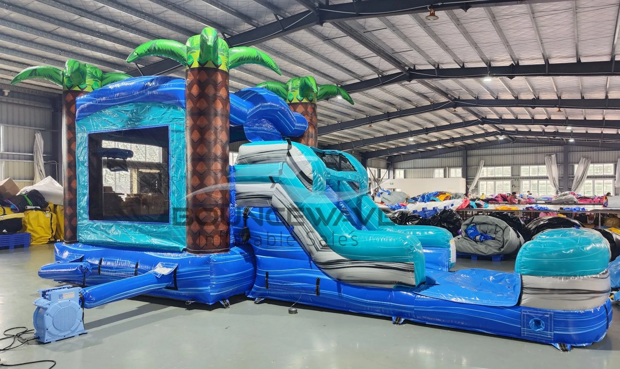 Bahama Blast Econo Bounce House with Slide (Wet/Dry)