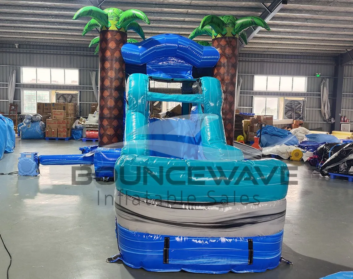 Bahama Blast Econo Bounce House with Slide (Wet/Dry)
