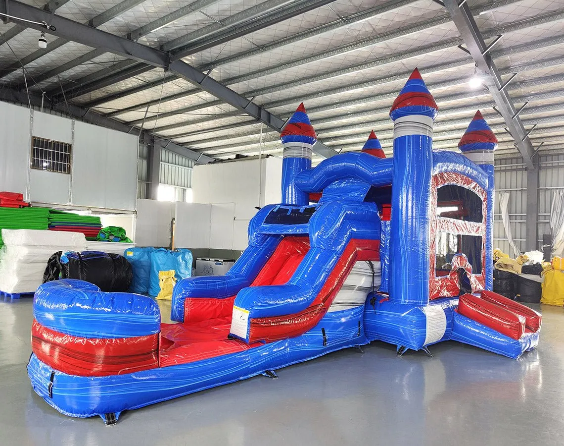 Baja Castle Econo Bounce House with Slide (Wet/Dry)