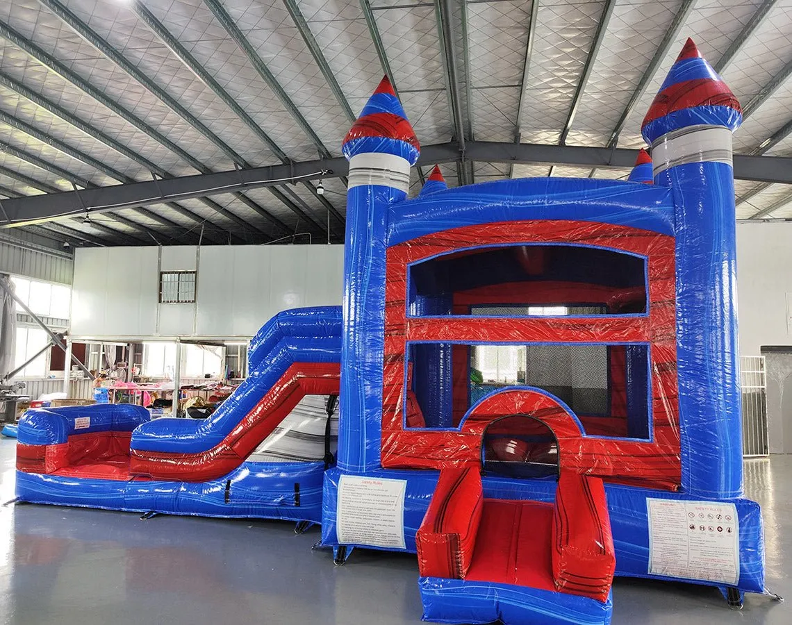 Baja Castle Econo Bounce House with Slide (Wet/Dry)