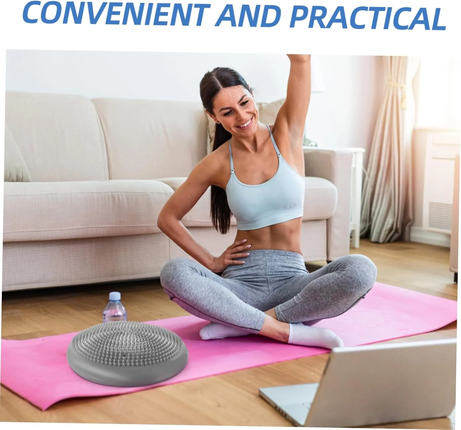 Balance Cushion Pad Foam er for Back Support Balance Board Unit Rocking Scratcher Car Seat Relief