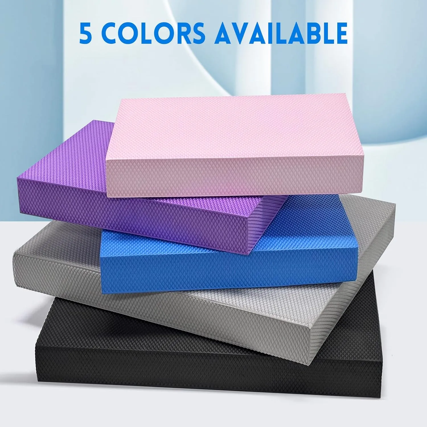 Balance Foam Pad, Balance Pads for Physical Therapy, Non-Slip Exercise Balance Board for Balance Workouts, Knee & Ankle Exercise, Core Balance and Strength Stability Training