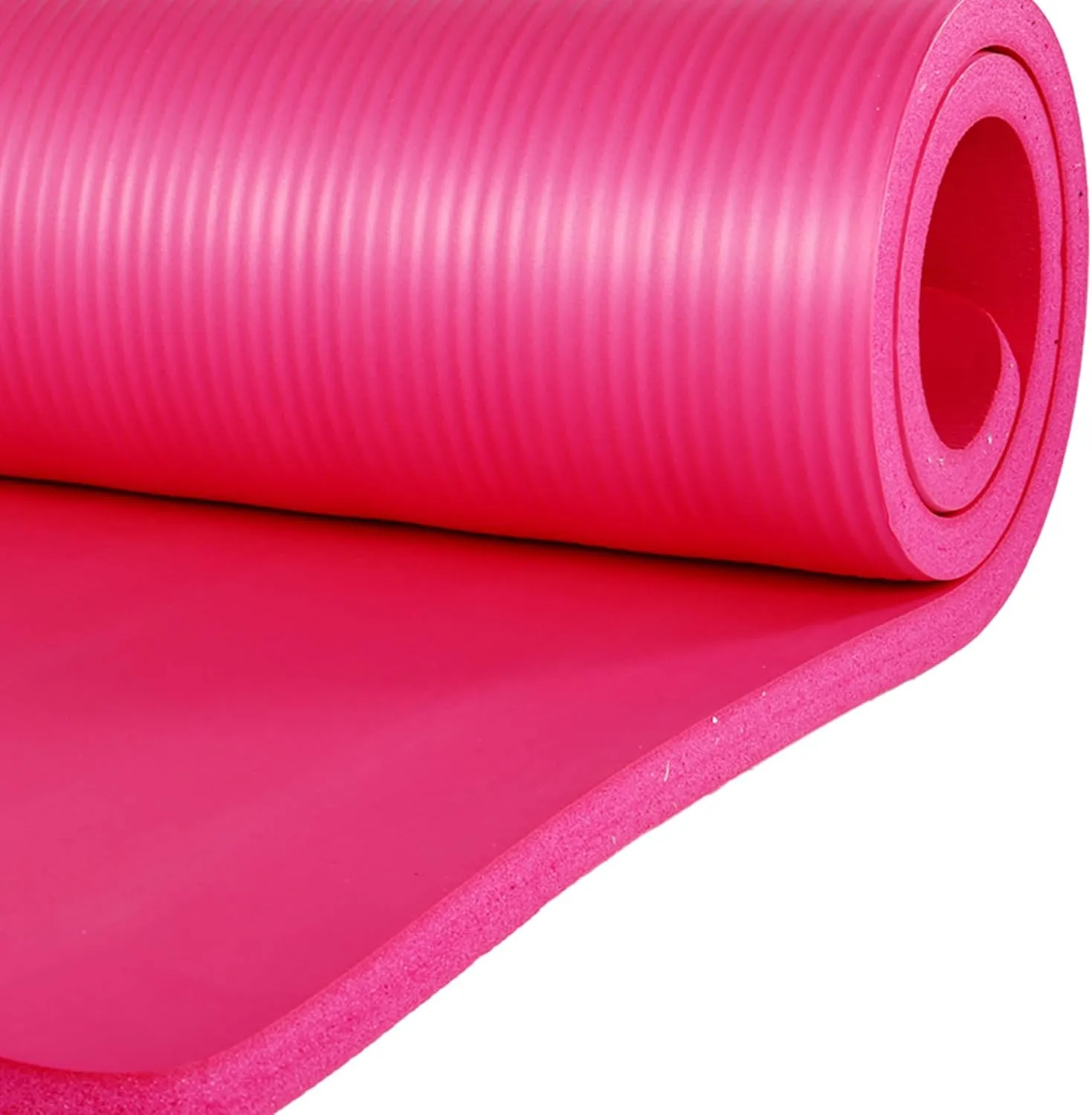BalanceFrom Exercise Yoga Mat for Home Workout, 1” Thick, Optional Blocks & Knee Pad