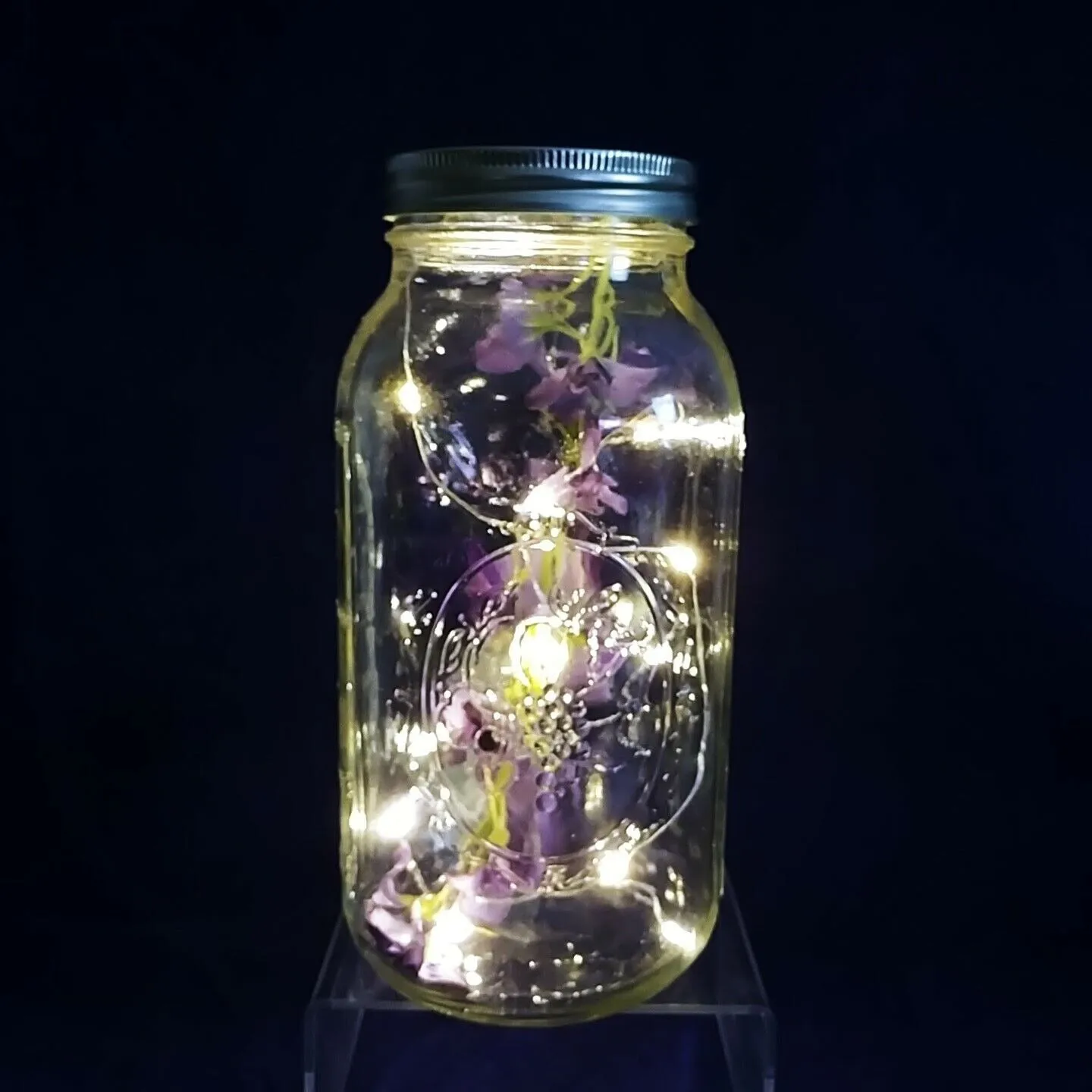 Ball Mason Jar Lantern Light Storage Canister Collins Creek Collection 9.5" Tall