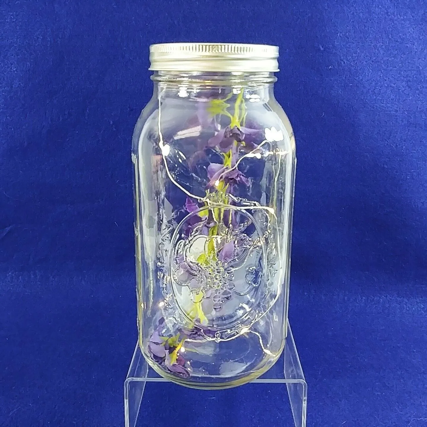 Ball Mason Jar Lantern Light Storage Canister Collins Creek Collection 9.5" Tall