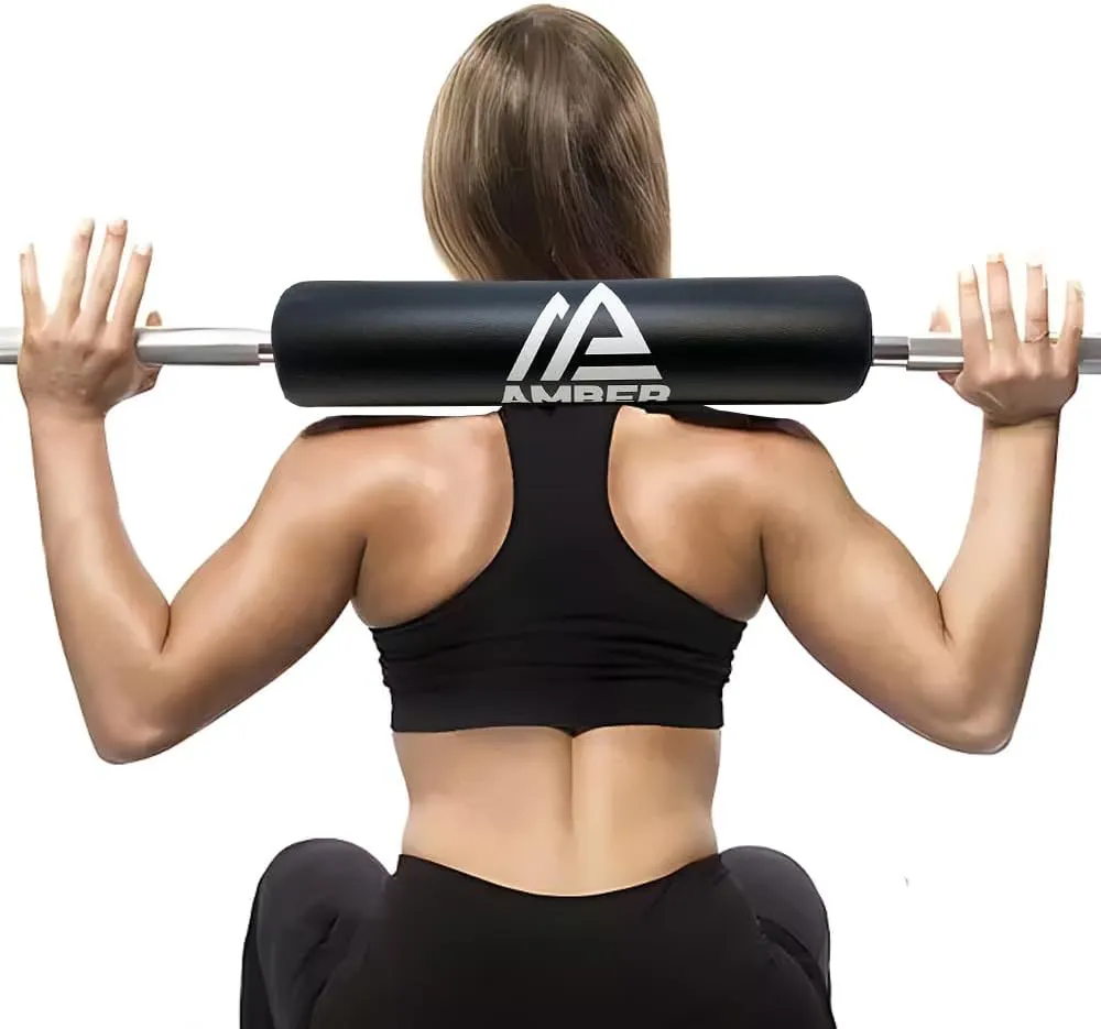 Barbell Neck Pad 15.5 inch Wide Thick Pad for Squats & Lunges - Comfortable Foam Sponge Pad for Weight Lifting, Crossfit, Powerlifting - Fits 2" Olympic Size Bars
