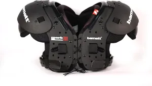 Barnett Mark III Football Shoulder pad pro, FB-LB-TE-DE Black Color