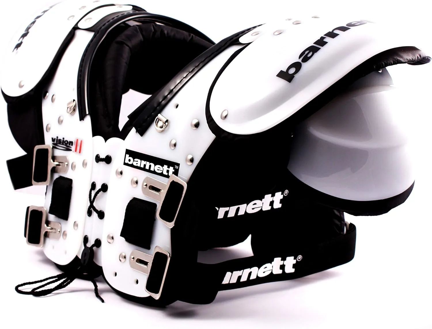 Barnett Vision II bk S, Competition Football Shoulder pad, RB-DE-TE-FB-HB