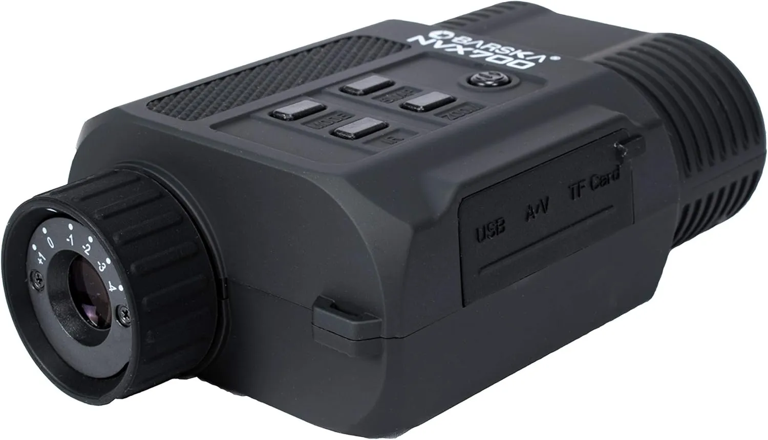 BARSKA NVX700 Night Vision Digital Monocular – 9X Magnification, 2.6X Digital Zoom, 656ft Night Viewing, Color Daytime Recording, B&W Night Video, USB/AV Output, Tripod Mount, Hard Case Included