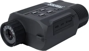 BARSKA NVX700 Night Vision Digital Monocular – 9X Magnification, 2.6X Digital Zoom, 656ft Night Viewing, Color Daytime Recording, B&W Night Video, USB/AV Output, Tripod Mount, Hard Case Included