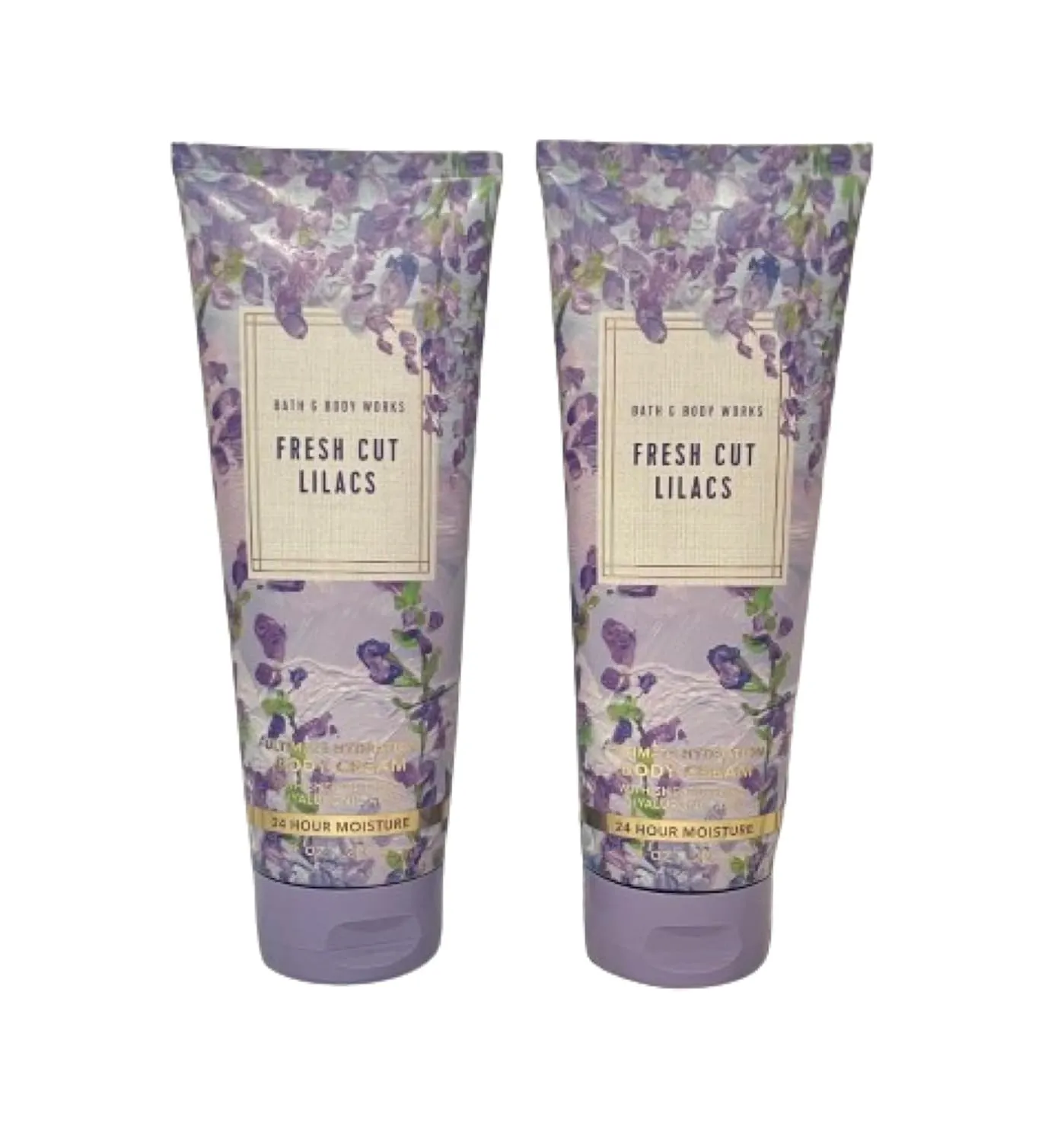 Bath & Body Works Ultimate Hydration Body Cream For Women 8 Fl Oz 2- Pack (Fresh Cut Lilacs)