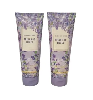 Bath & Body Works Ultimate Hydration Body Cream For Women 8 Fl Oz 2- Pack (Fresh Cut Lilacs)