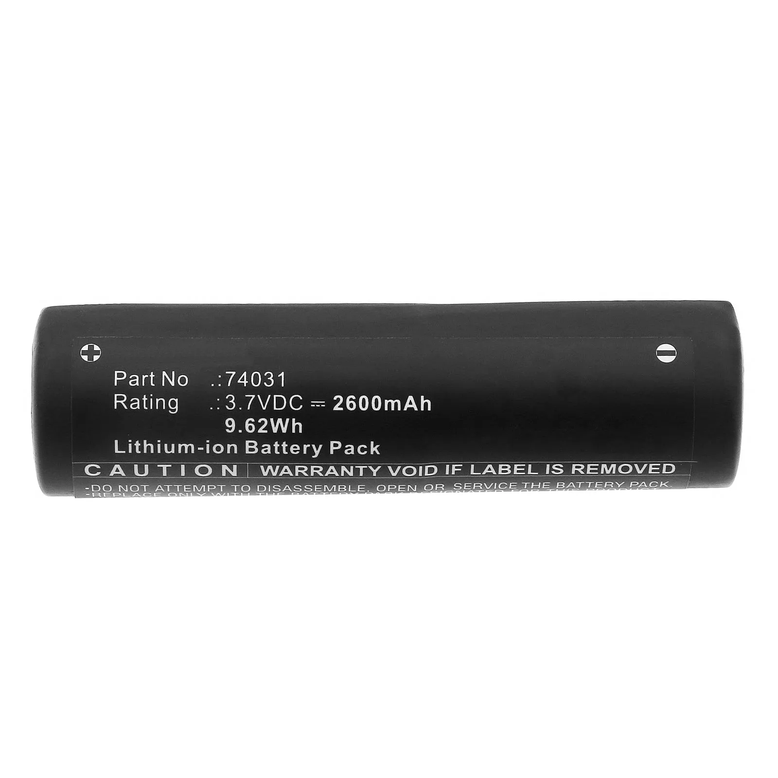 Batteries N Accessories BNA-WB-L20446 Flashlight Battery - Li-ion, 3.7V, 2600mAh, Ultra High Capacity - Replacement for Streamlight 74000 Battery