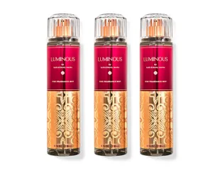 BBW - Bath and Body - Luminous Fine Fragrance Mist 8 oz (Pack of 3)