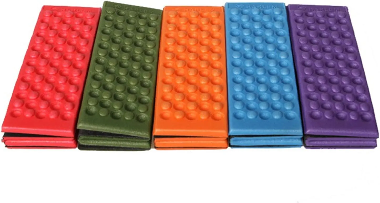 Beach Blankets Outdoor Camping Mat Waterproof Foldable Seat Foam Pad Chair Picnic Moisture-Proof Mattress Beach Mat Pad(Rojo)