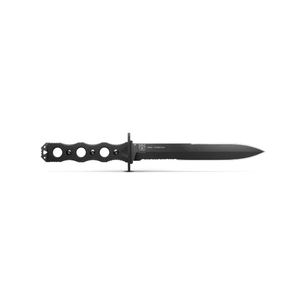 Benchmade 185SBK Thompson SOCP Fixed Blade Black Serrated