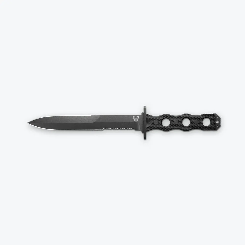 Benchmade 185SBK Thompson SOCP Fixed Blade Black Serrated