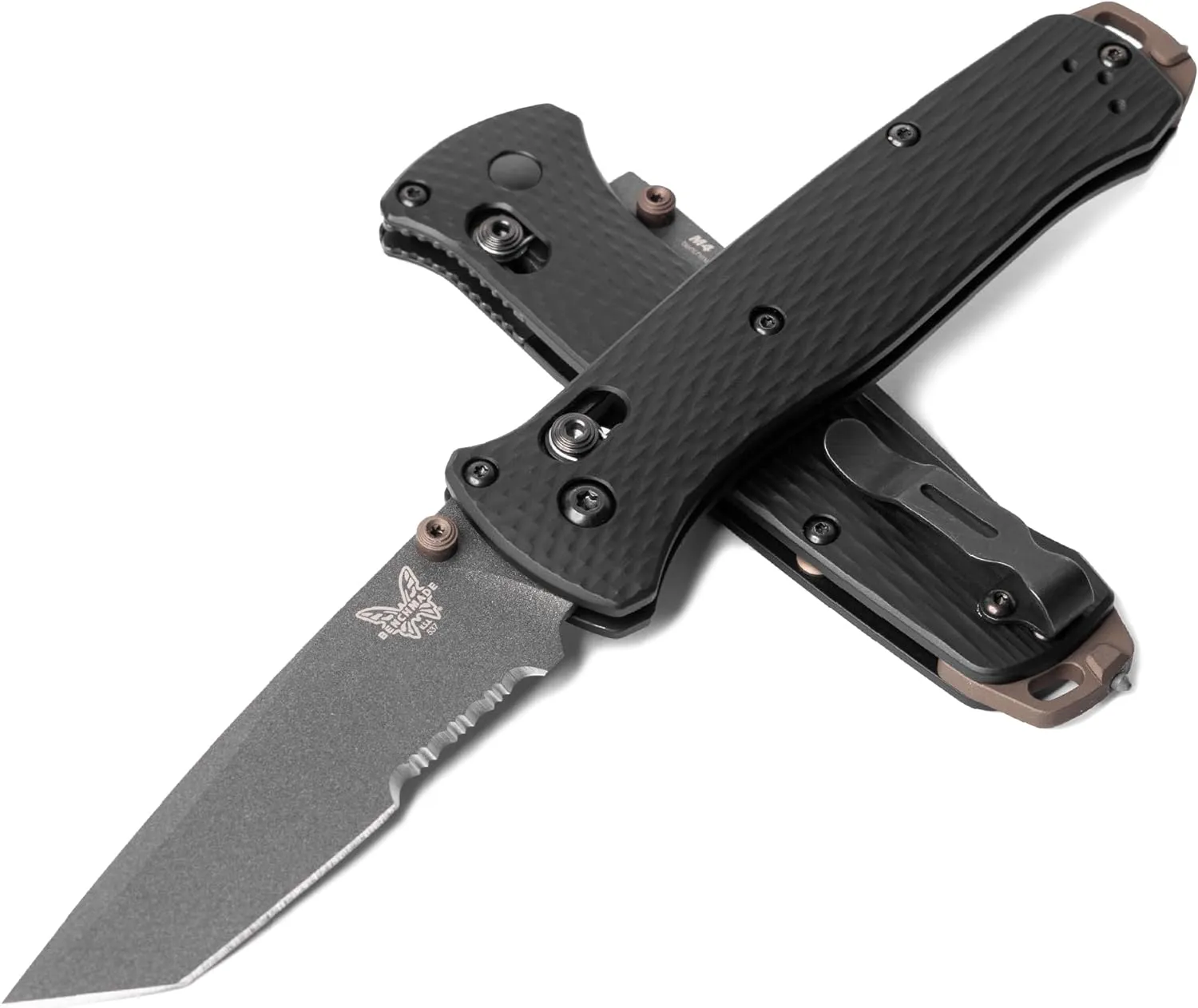 Benchmade - Bailout 537 Tactical Knife with Black Aluminum Handle (537SGY-03)