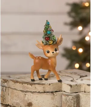Bethany Lowe Merry & Bright Standing Reindeer Figurine