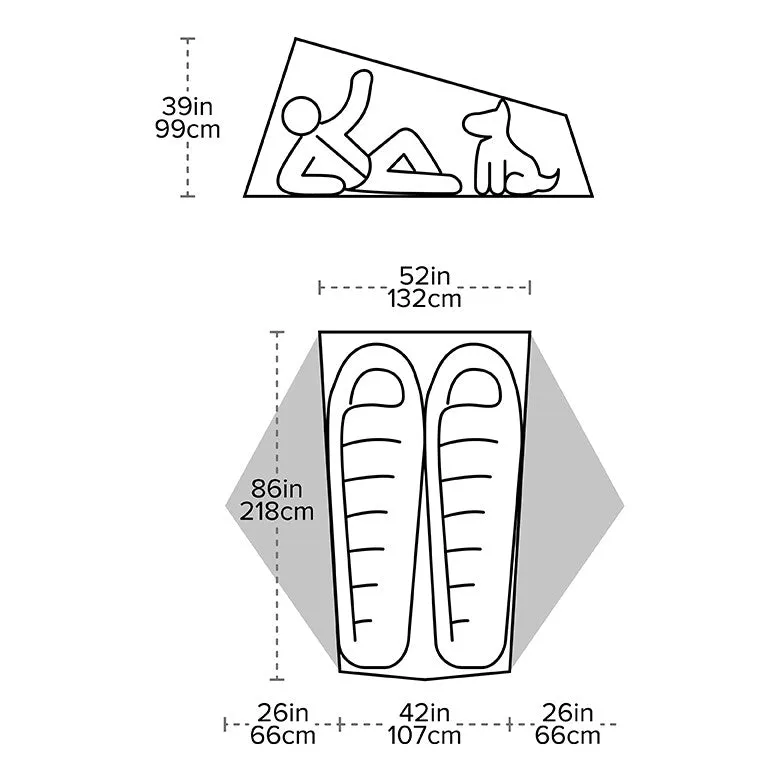 Big Agnes Tiger Wall UL2 (Previous Season)