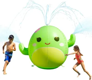 BigMouth x Squishmallows Sprinkler, Outdoor Water Spray Toy, Backyard Splashing Fun for Kids