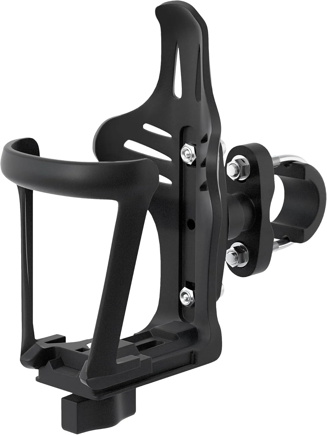 Bike Water Bottle Holder for Handlerbar and Frame, Motorcycle Cup Holder for 1.9-2.8" Diameter Bottles, Universal Drink Holder for Bicycle, Baby Stroller, ATV/UTV/MTB, Scooter, Wheelchair