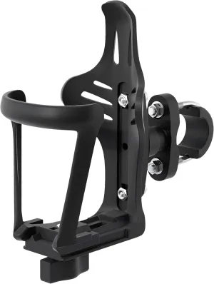 Bike Water Bottle Holder for Handlerbar and Frame, Motorcycle Cup Holder for 1.9-2.8" Diameter Bottles, Universal Drink Holder for Bicycle, Baby Stroller, ATV/UTV/MTB, Scooter, Wheelchair